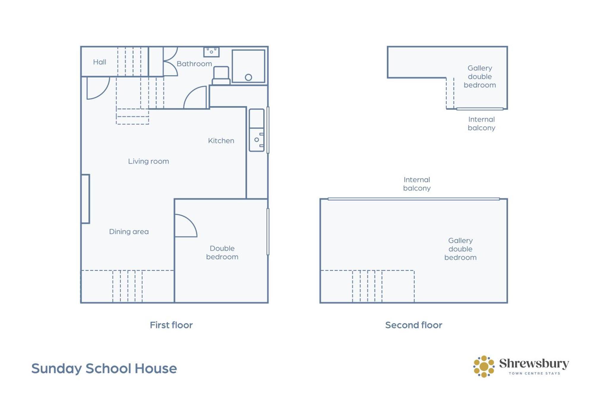 Sunday School House Appartement Shrewsbury Buitenkant foto